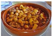 Receta muy barata, garbanzos con chocos