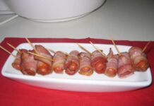 Salchichas con bacon para microondas salchichas con bacon