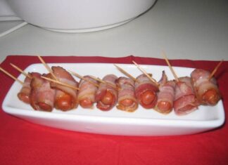 Salchichas con bacon para microondas salchichas con bacon