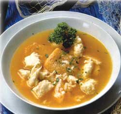 Sopa de pescado al microondas sopa de pescado al microondas
