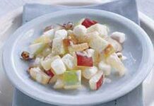 Receta de Ensalada de Manzana ensalada de manzana