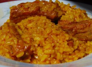 Arroz con Costillas de Cerdo (6 personas) arroz con costillas