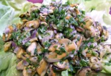 Ensalada de mejillones (6 personas) ensalada de mejillones