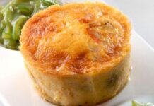 Flan de jamón y queso (6 personas) flan de jamon y queso