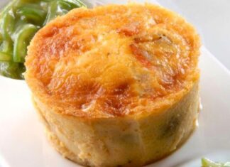 Flan de jamón y queso (6 personas) flan de jamon y queso