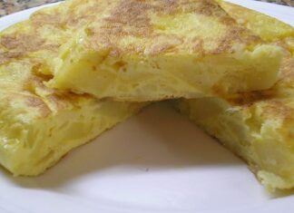 Tortilla de Patatas con Cebolla (4 personas) tortilla de patatas con cebolla