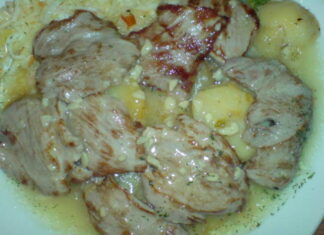 Solomillo con foie y reducción de vino