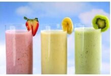 Batidos de fruta caseros