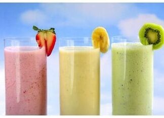 Batidos de fruta caseros