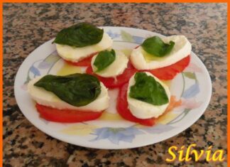Escalope caprese con mozzarella
