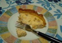 Quiche de atún y queso