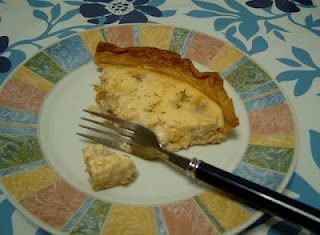 Quiche de atún y queso