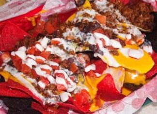 Tacos con carne picada y judías negras