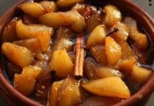 Receta de chutney de peras