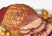Pierna de cerdo glaseada