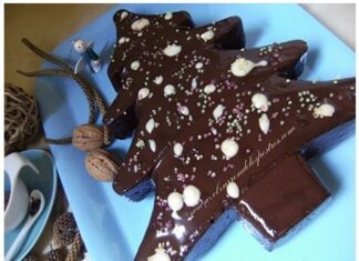 Tarta de Chocolate para Navidad