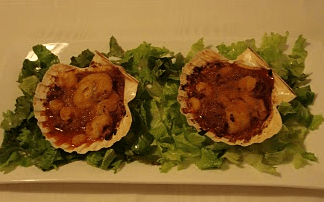 Vieras con jamón ibérico