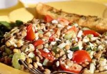 Primer plato- Ensalada de lentejas