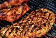 Escalopines de pollo marinado