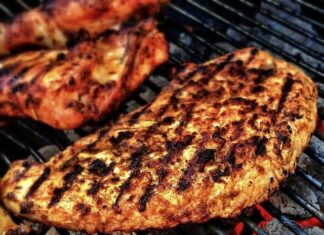 Escalopines de pollo marinado