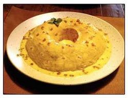 Budín de lúcumas y manjar