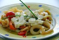 Calamar en tallarines