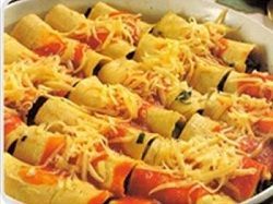 Canutones con pimientos