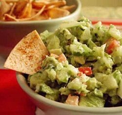 Guacamole sin picante