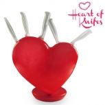 Juego de Cuchillos Soporte Corazón Heart of Knifes