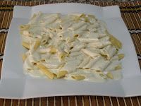 Macarrones al roquefort