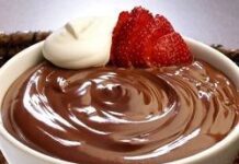 Mousse de chocolate al ron