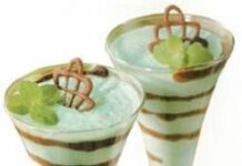 Mousse de menta