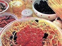 Vermicelli encendidos