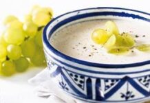 Receta Ajo Blanco con Uvas