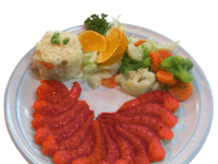 Tacos de camaron con queso manchego