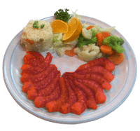 Tacos de camaron con queso manchego