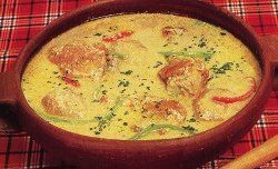 Cazuela de pava con chuchoca