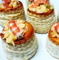 Copa de langostinos sencilla