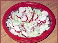 Ensalada de rábanos a la crema