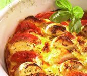 Flan de tomates y queso