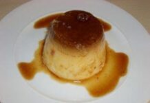 Flan de huevo casero