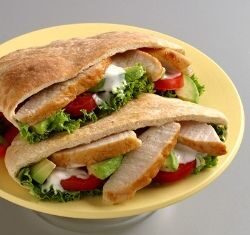 Sandwich de pollo relleno