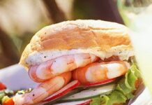 Receta Sandwich de Camarones