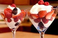 Seda de limón y frutos rojos