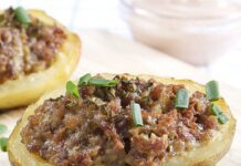 Barquitos de Papa con Salmón