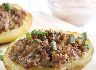 Barquitos de Papa con Salmón