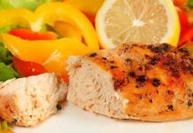 Pollo frito con salsa de mantequilla