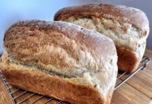 Pan de molde con avena