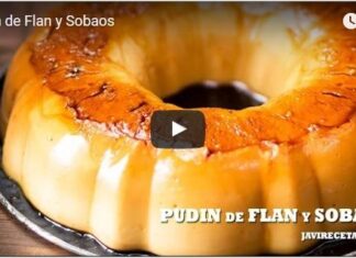 PUDIN de Flan y Sobaos PUDIN de Flan y Sobaos