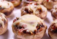 Recetas para un 2020 sabroso: CHAMPIÑONES RELLENOS